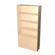 Bookshelf with Bottom 2 door Cupboard 